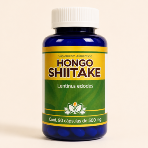 <center>HONGO SHIITAKE<br> Apoyo inmunológico y cardiovascular</center>